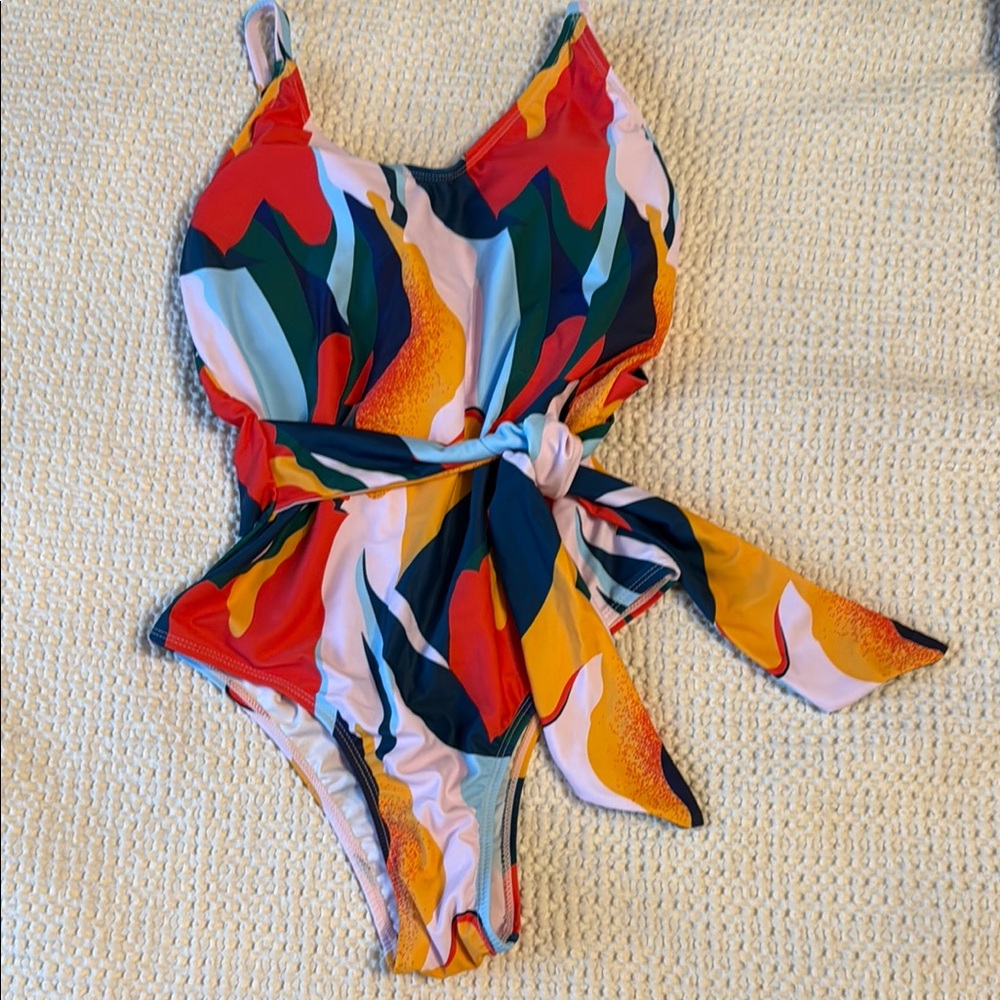 Colorful Abstract One-Piece Swimsuit